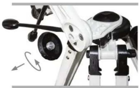 CELESTRON Omni XLT 102 - AJUSTER L'ANGLE DU BRAS DE LA MONTURE - 1