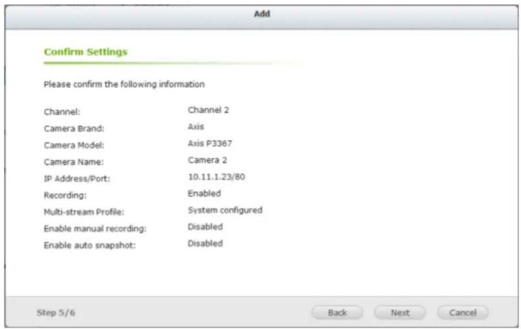 QNAP VS8148URP PRO+ - Ajouter des caméras IP - 3