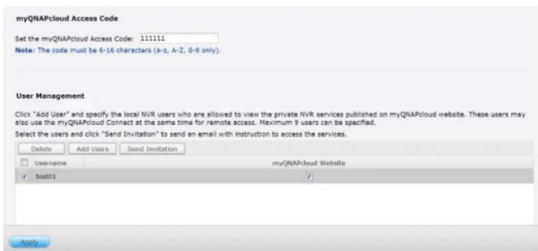 QNAP VS8148URP PRO+ - myQNAPcloud Access Code - 2