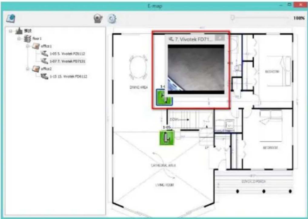 QNAP VS8148URP PRO+ - Indiquer les caméras IP sur un E-map - 5