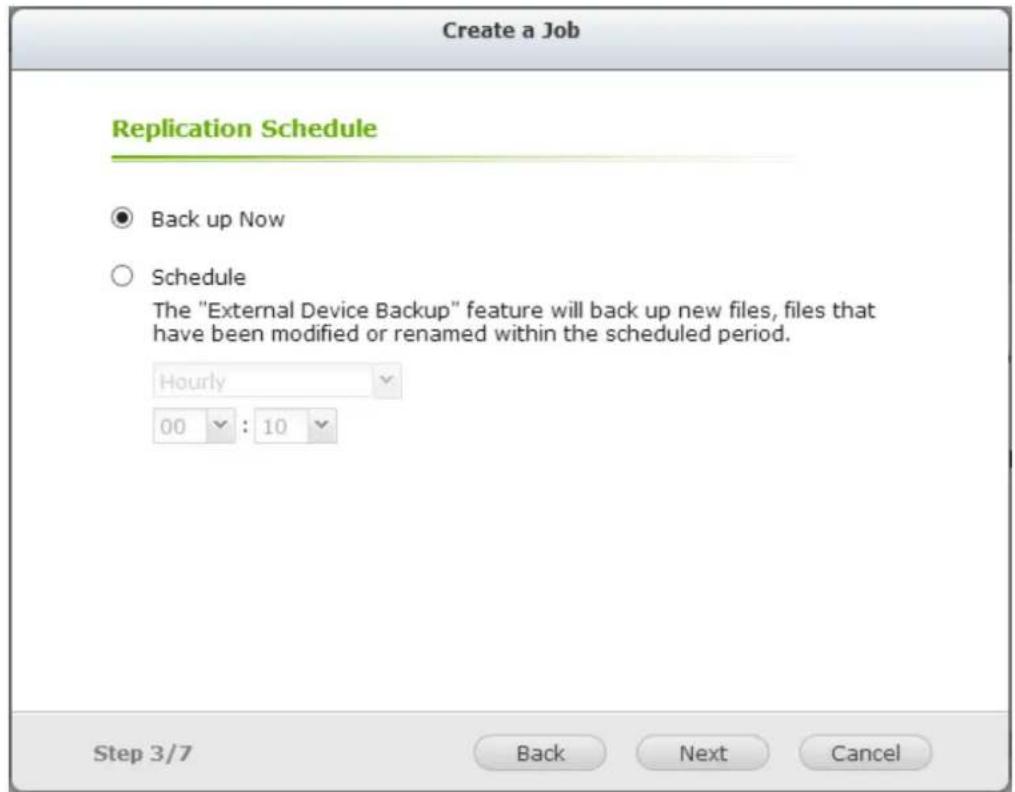 QNAP VS4108URP PRO+ - Synchronization Job Wizard - 1