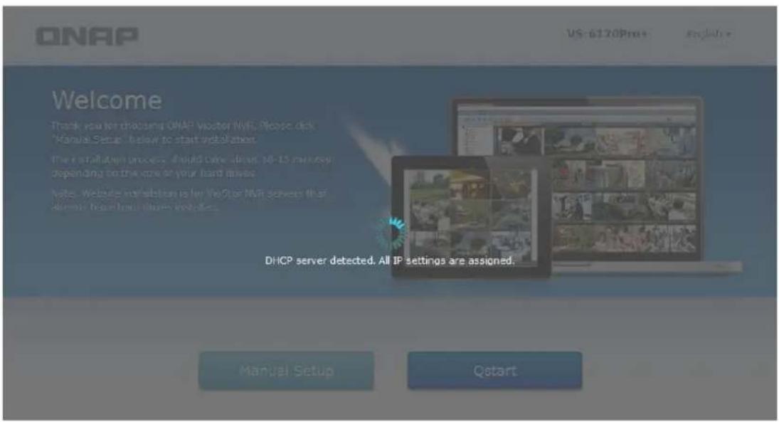 QNAP VS4108URP PRO+ - Initialisation du système - 2