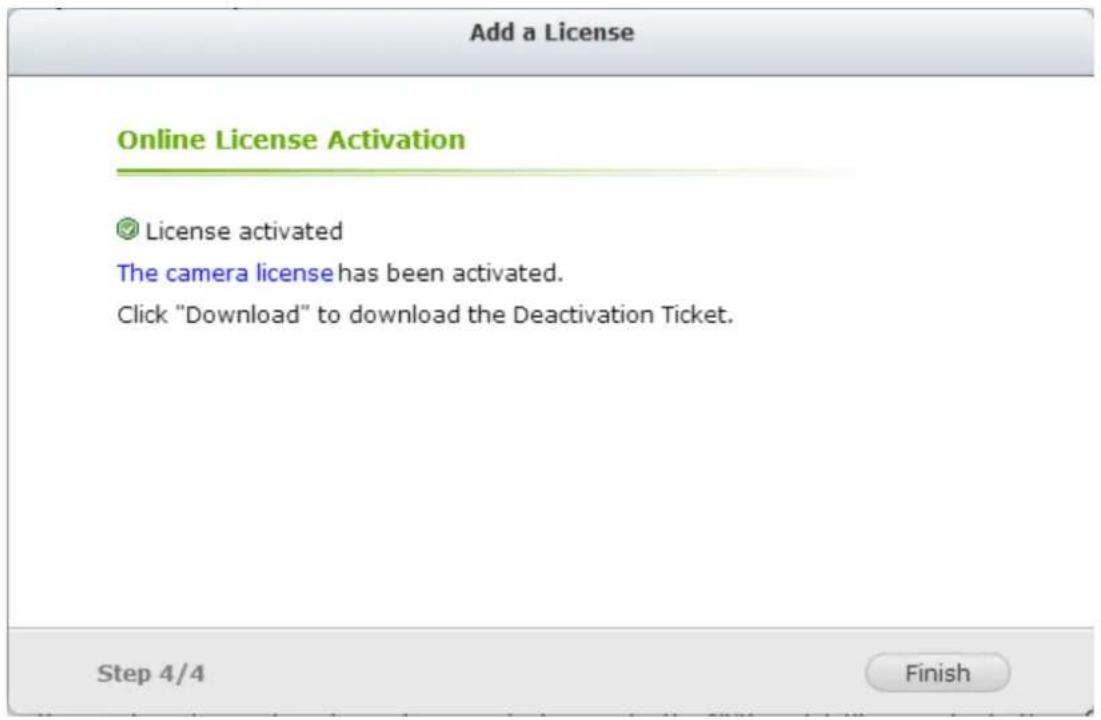 QNAP VS4108URP PRO+ - Activation de licence - 3