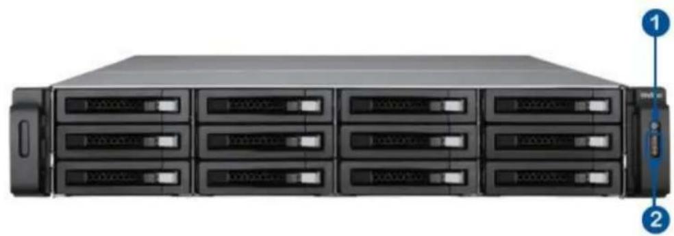 QNAP VS4108URP PRO+ - Illustration du matériel - 1