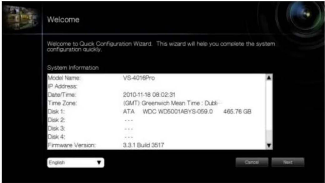 QNAP VS4108URP PRO+ - Configuration rapide - 1