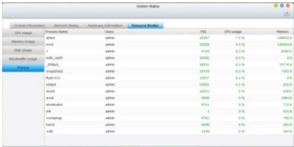 QNAP VS4108URP PRO+ - État du système - 8