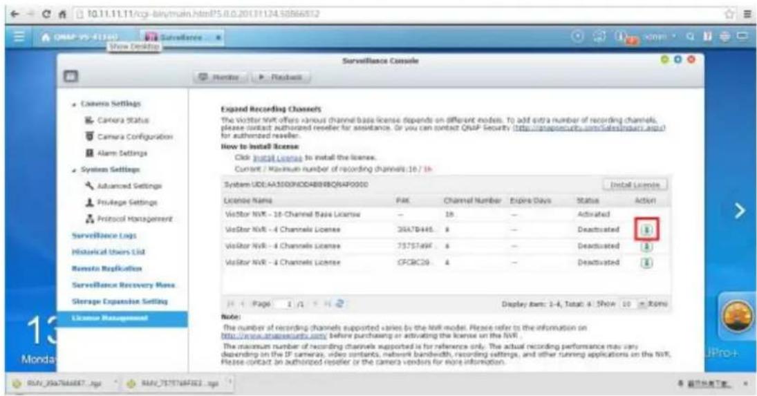 QNAP VS4108URP PRO+ - Désactivation hors ligne - 5