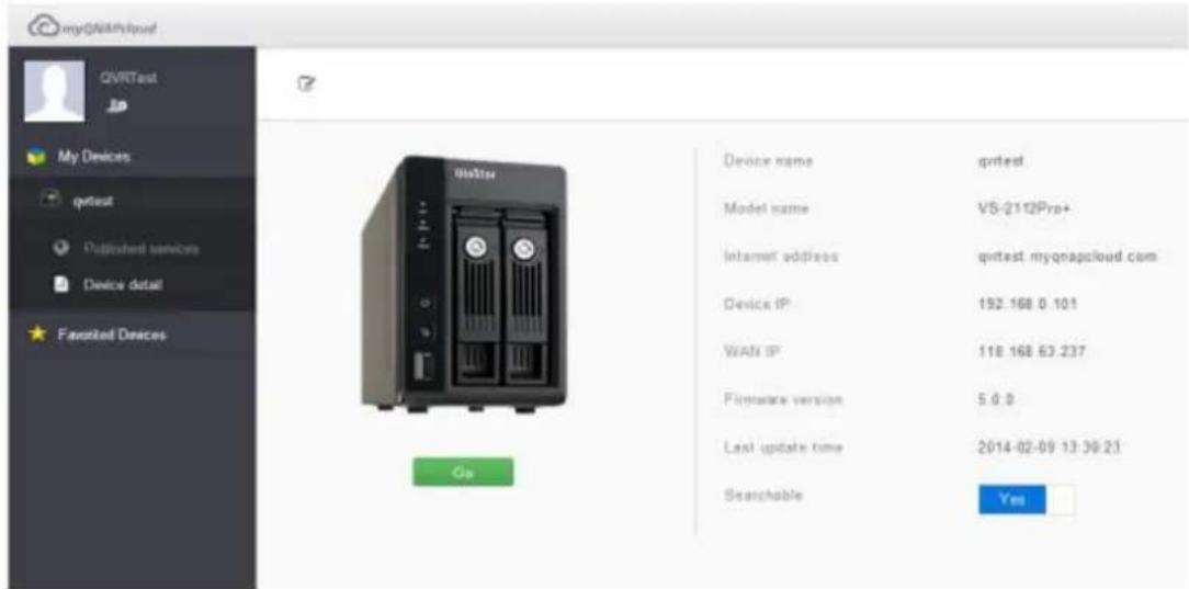 QNAP VS4108URP PRO+ - Register your myQNAPcloud device name - 4