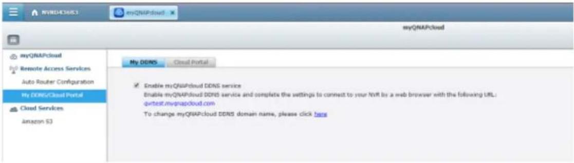 QNAP VS4108URP PRO+ - My DDNS - 1