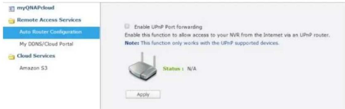 QNAP VS4108URP PRO+ - Configuration automatique du routeur - 1