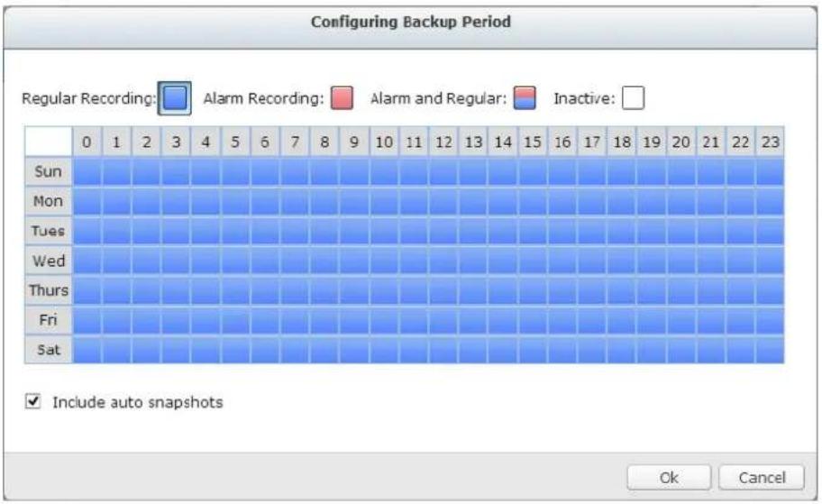 QNAP VS4108URP PRO+ - Configurez la durée de sauvegarde - 1