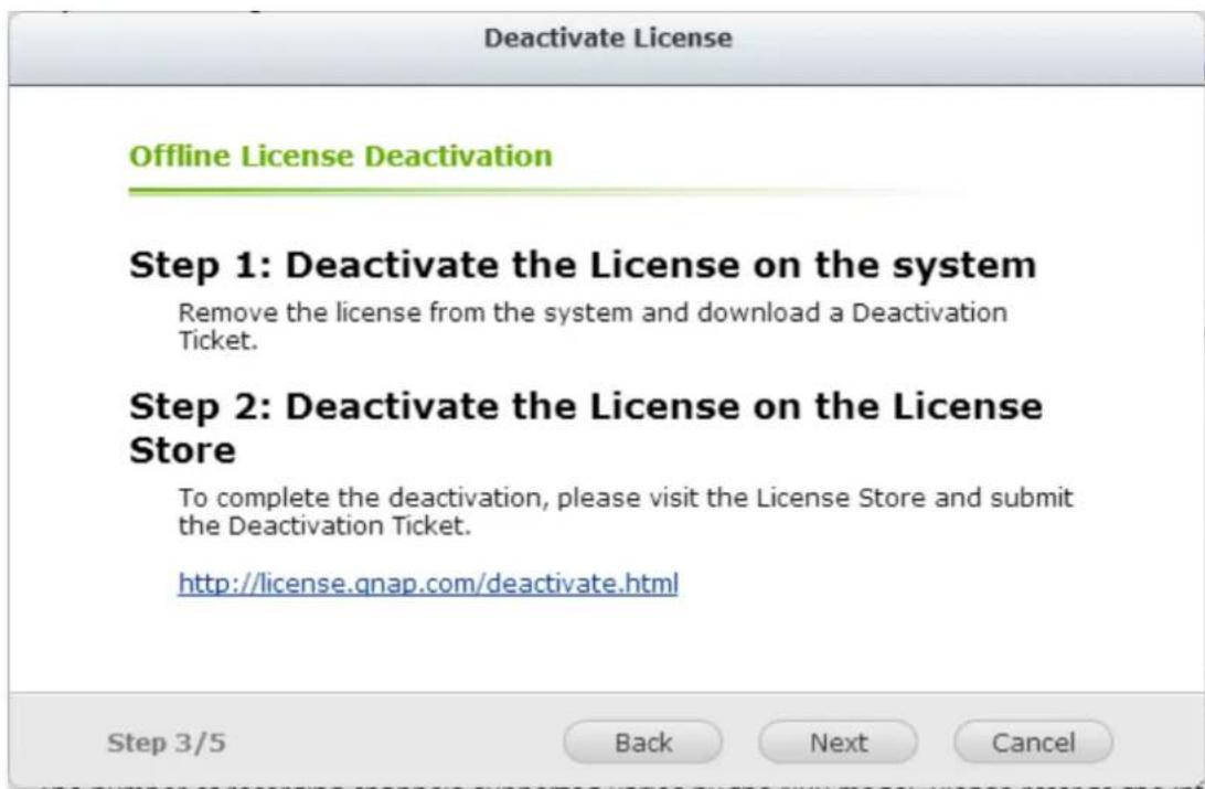 QNAP VS4108URP PRO+ - Désactivation hors ligne - 3