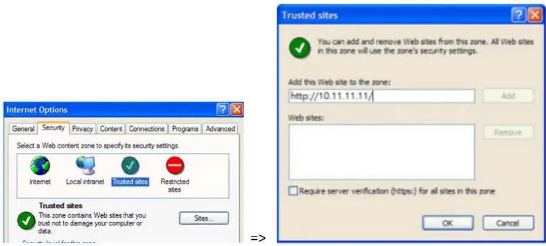 QNAP VS4108URP PRO+ - Paramètres de sécurité du navigateur Web - 2