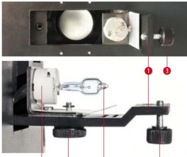 BRESSER BIOSCIENCE 401000X - Remplacement de la lampe (Fig. 9) - 1