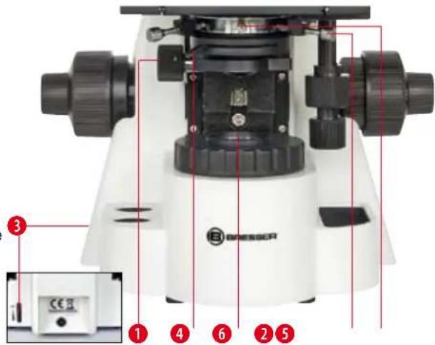 BRESSER BIOSCIENCE 401000X - Adjustable Abbe condenser (Fig. 7) - 1