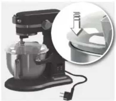 ELECTROLUX EKM6100 - Надіньте насадку на вал: - 2