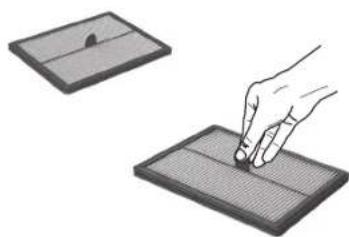ELECTROLUX ERV5100IW - Rengjore filteret - 1
