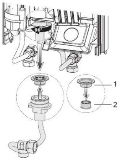 AEG DDLE LCD 182124 - Sejmuti / vymena omezovace prutoku - 2