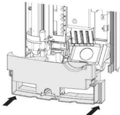 AEG DDLE LCD 182124 - Rückwandunterteil montieren - 1