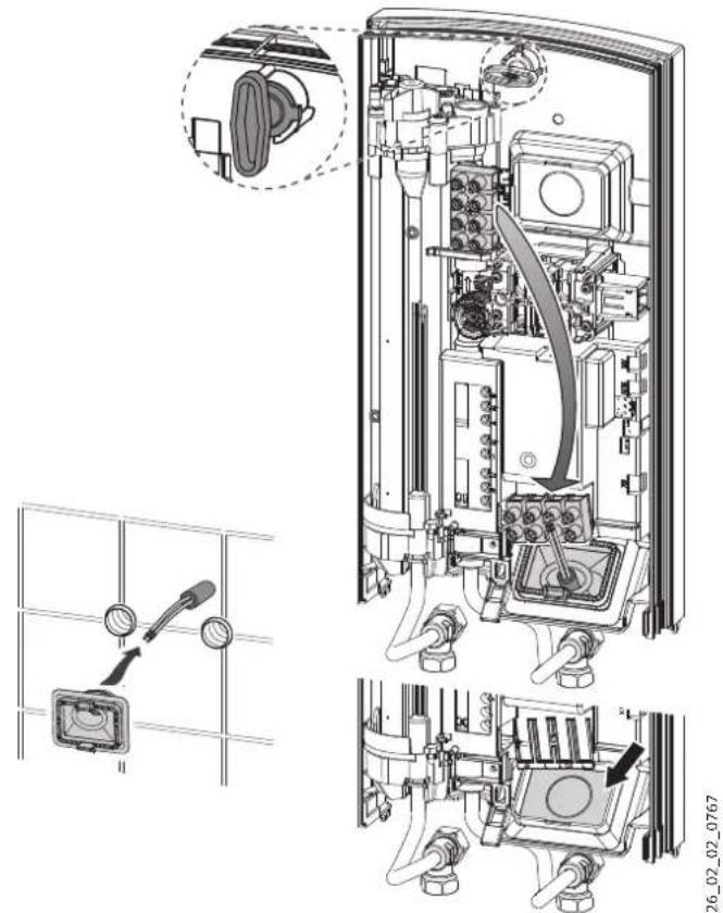 AEG DDLE LCD 182124 - 3neKtpoNodknOueHHe HxHHe, npu cKpbITOM MOHTaXe - 1