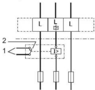 AEG DDLE LCD 182124 - Elektriciteitsschema 3/PE  380-415 V - 2