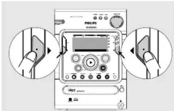 PHILIPS Streamium MCI250 - Utilisation des touches tactiles - 2