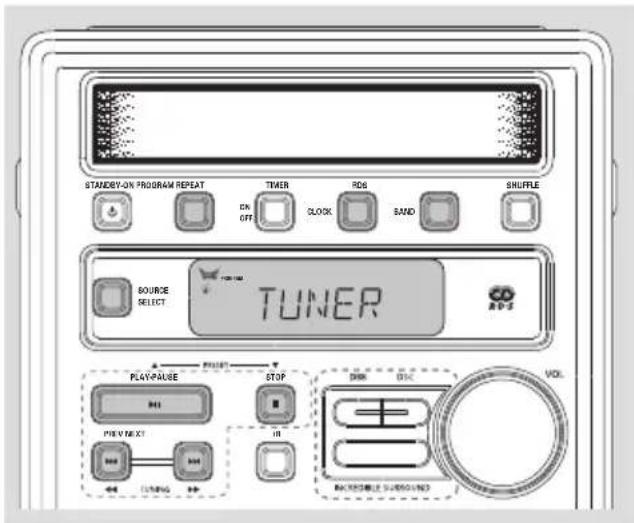 PHILIPS MC122 - Effacement du programme - 1