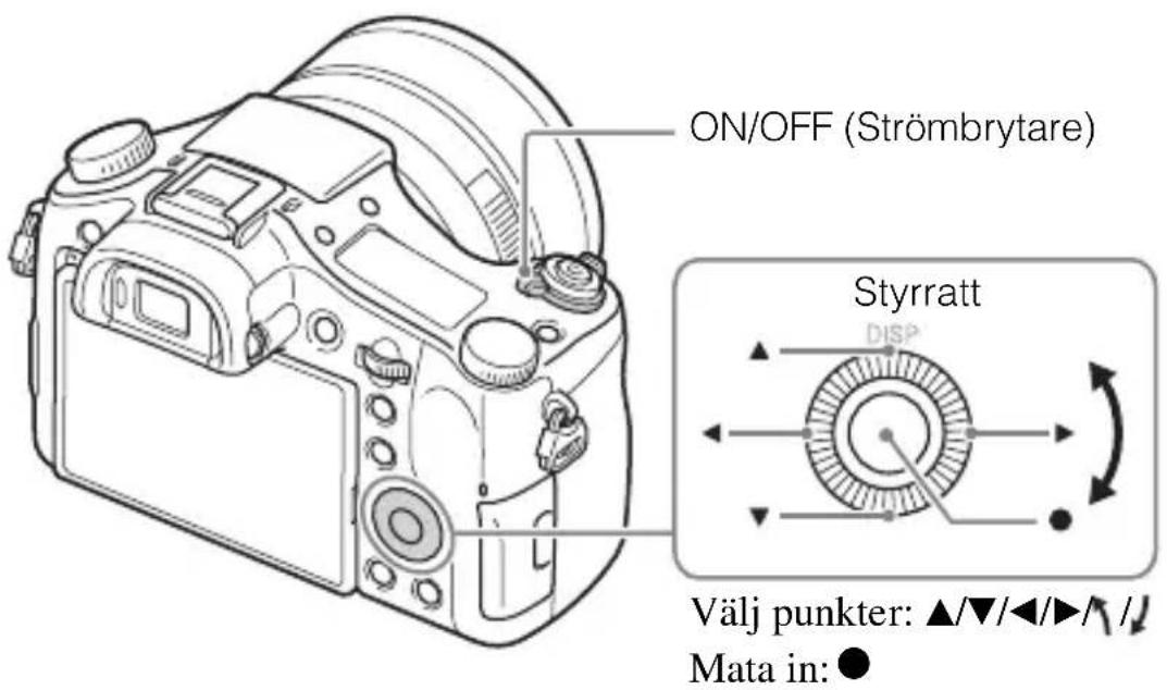 SONY Cybershot DSCRX10 IV - Hur man ställer klockan - 1