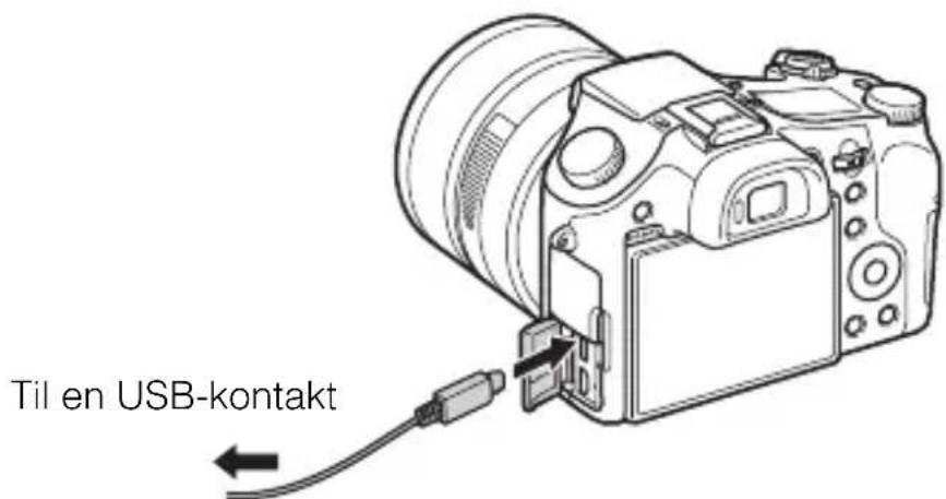 SONY Cybershot DSCRX10 IV - Lade ved Å koble til en datamaskin - 1
