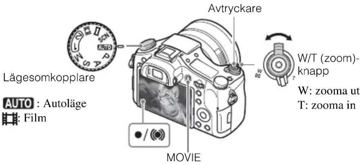 SONY Cybershot DSCRX10 IV - Tagning av stillbilder/inspelning av filmer - 1