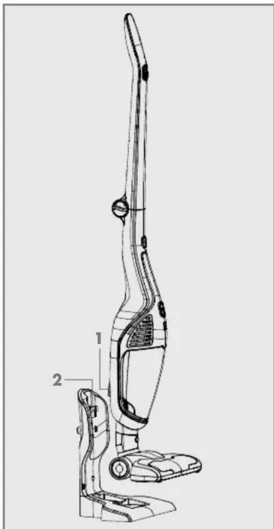 GRUNDIG VCH 9630 - Recarga del aparato - 2