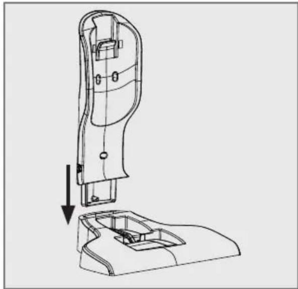 GRUNDIG VCH 9630 - Mounting the charging unit - 1