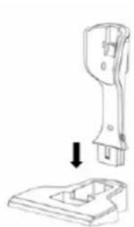 ROTEL U6081CH - Installer le chargeur et le socle du chargeur - 1