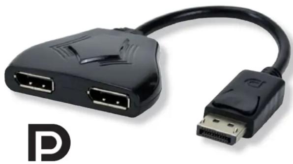 MCL MPDP2C - MULTIPLICATEUR DISPLAYPORT - 1 ENTRÉE MÁLE / 2 SORTIES FÉMELLES - 5