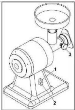 BARTSCHER A370350 - Stopknop (enkel Mod. AB22/AE - TR22/TE - TR22/C revers) - 1