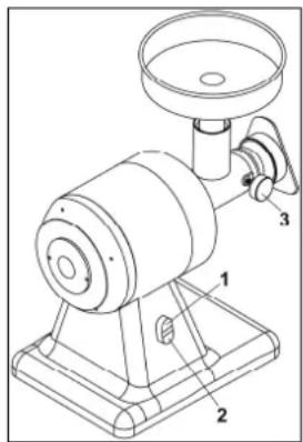 BARTSCHER A370350 - 8) Stop button (mod.AB22/AE - TR22/TE - TR22/C only) - 1