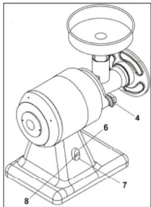 BARTSCHER A370350 - 8) Stopp-Taster (nur Mod. AB22/AE - TR22/TE - TR22/C Reverse) - 2