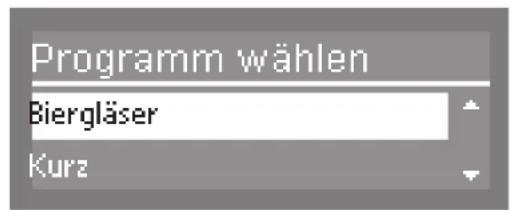 MIELE PG 8059 - Programmliste - 1