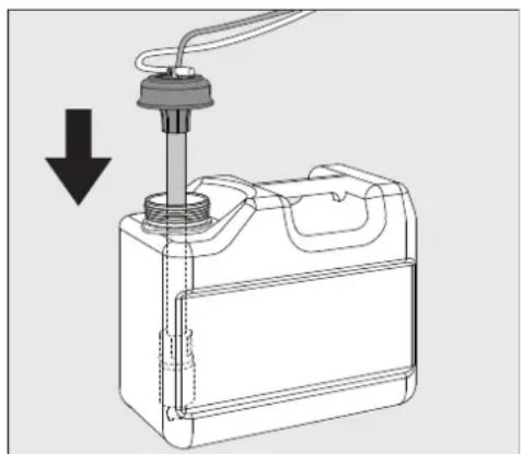 MIELE PG 8059 - Encher ou substituir o reservatorio - 2