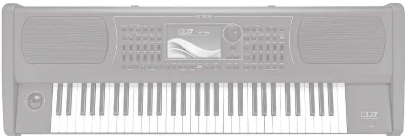 KETRON SD7 - Wir danken Ihnen, daß Sie sich für das Keyboard SD7 entschieden haben! - 1