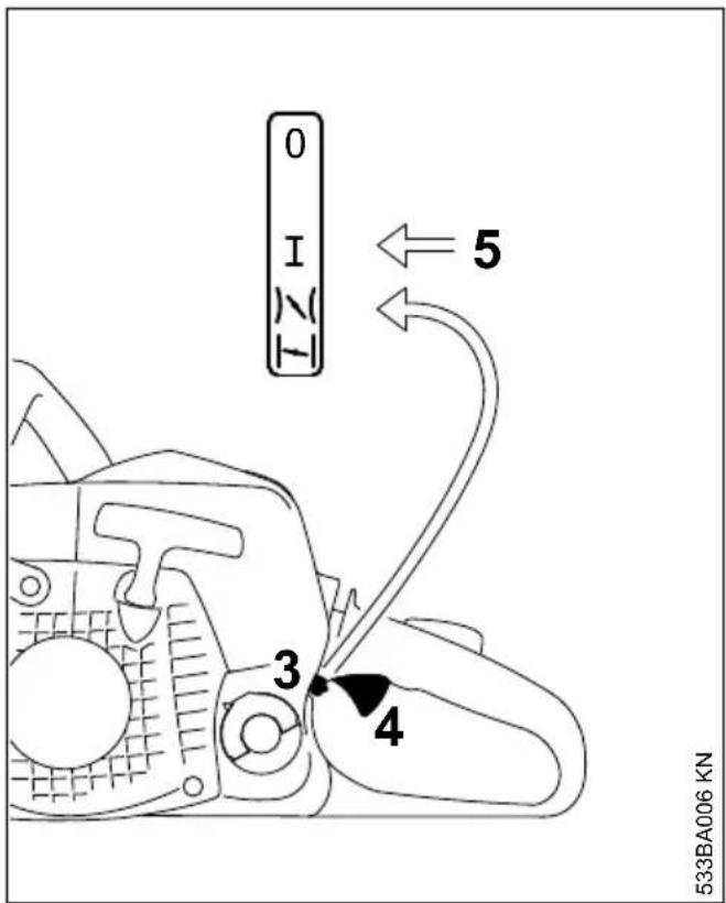 STIHL MS 211 - Non appena il motore gira - 1