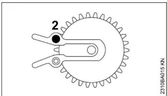 STIHL MS 211 - Spannscheibe anbauen - 2
