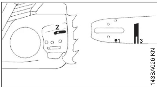 STIHL MS 211 - Spranghe di guida sempre aosto - 1