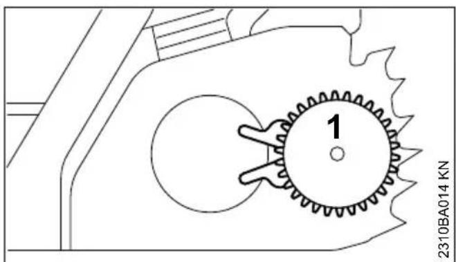 STIHL MS 211 - Spannscheibe anbauen - 1