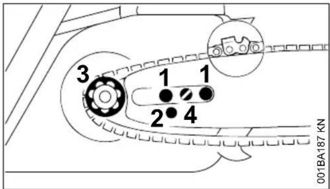 STIHL MS 211 - Mise en place de la chaîne de tronçonneuse - 2