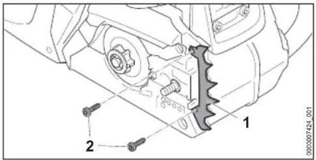 STIHL MS 171 - Krallenanschlag anbauen - 1