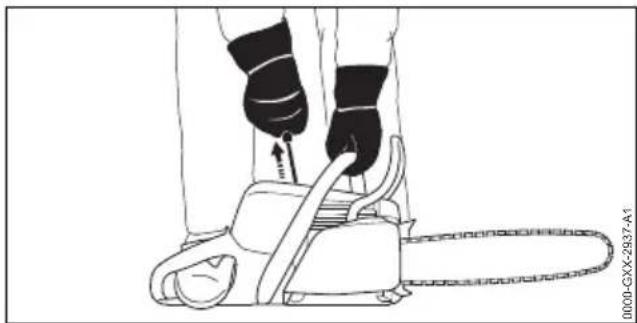 STIHL MS 171 - Avvio del motore - 3