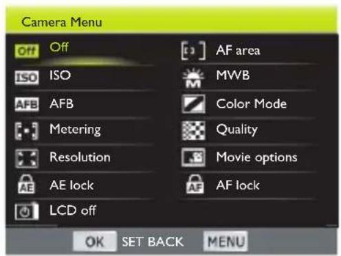 BENQ G1 - Naviguer dans les menus - 4