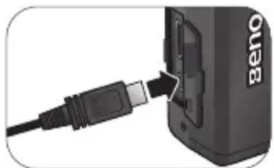 BENQ G1 - Connexion de l'appareil photo à un ordinateur - 1