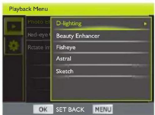 BENQ G1 - Ajout d'effet photo - 1